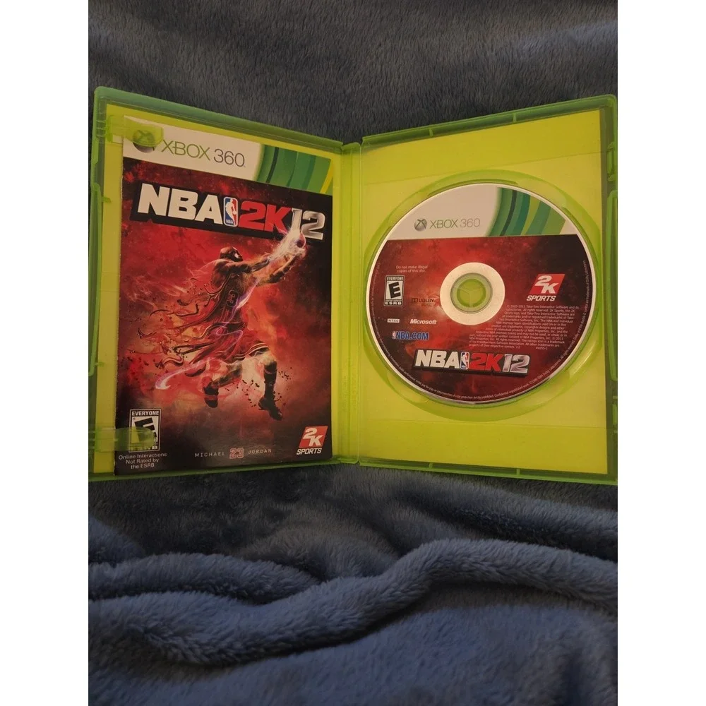 NBA 2K12 (Microsoft Xbox 360, 2011) Basketball Used Tested
